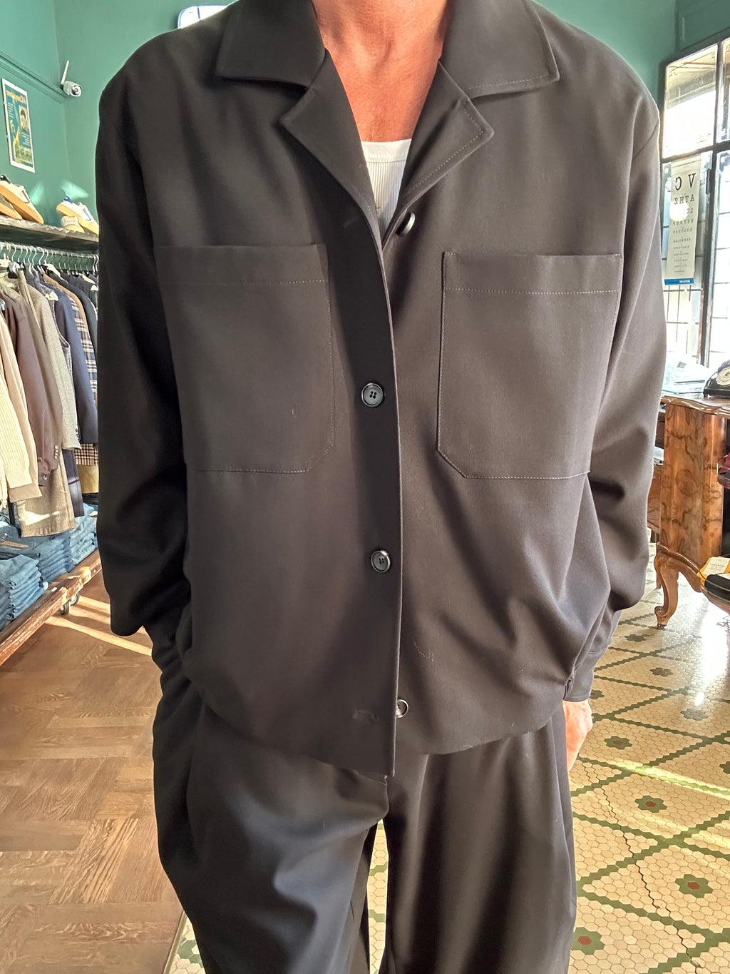 Over shirt made in Italy