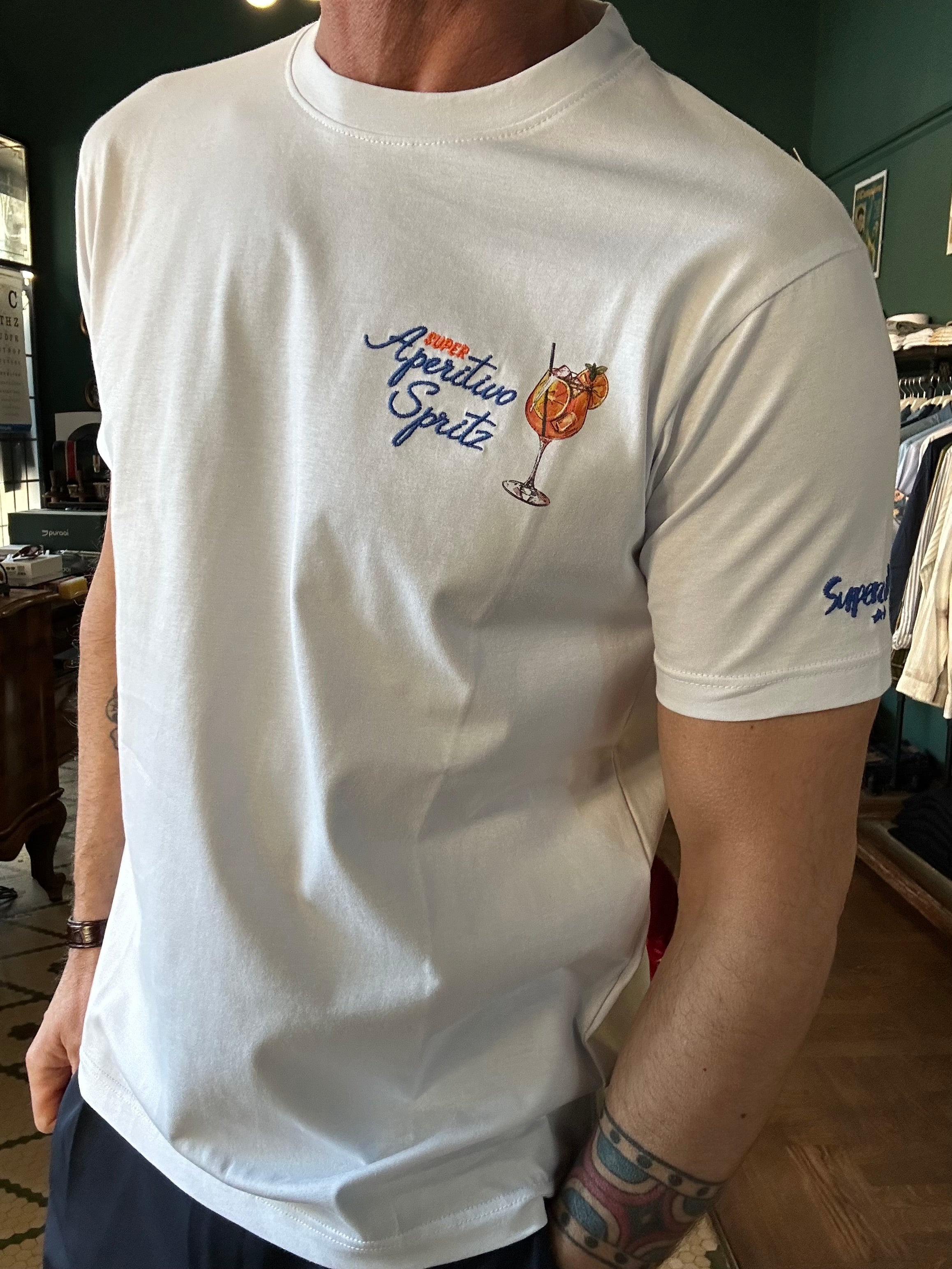 Aperol Spritz print t-shirt
