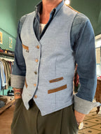 Gilet garry’s earth in panno