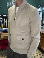 Cardigan con zip