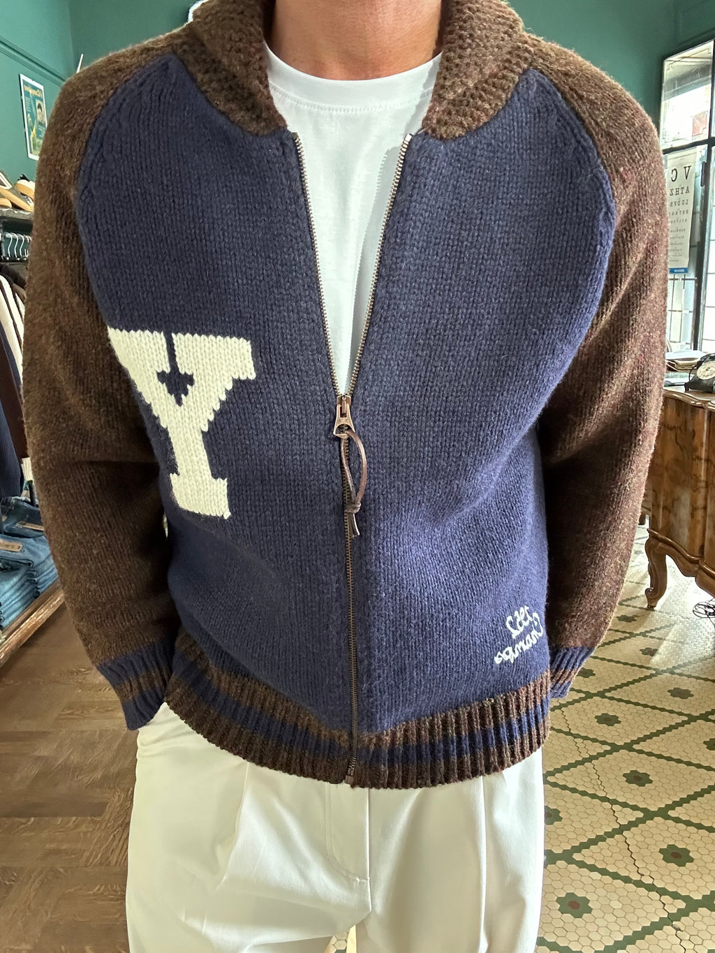 Maglione stadium zip yankees champ in lana Chesapeack’s