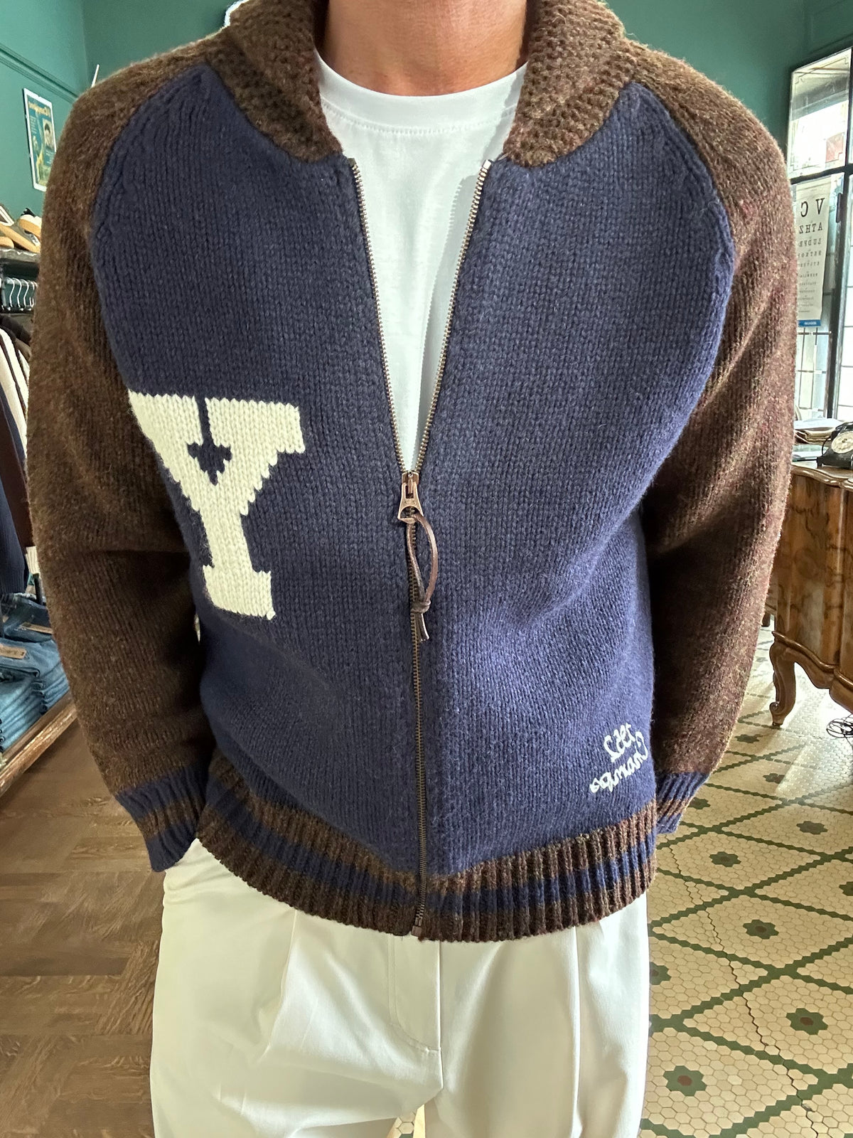 Maglione stadium zip yankees champ in lana Chesapeack’s