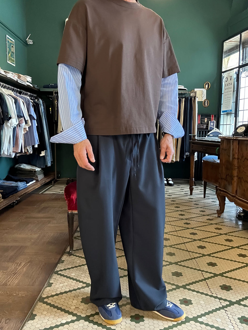 Pantalone Japan con dettaglio boxer