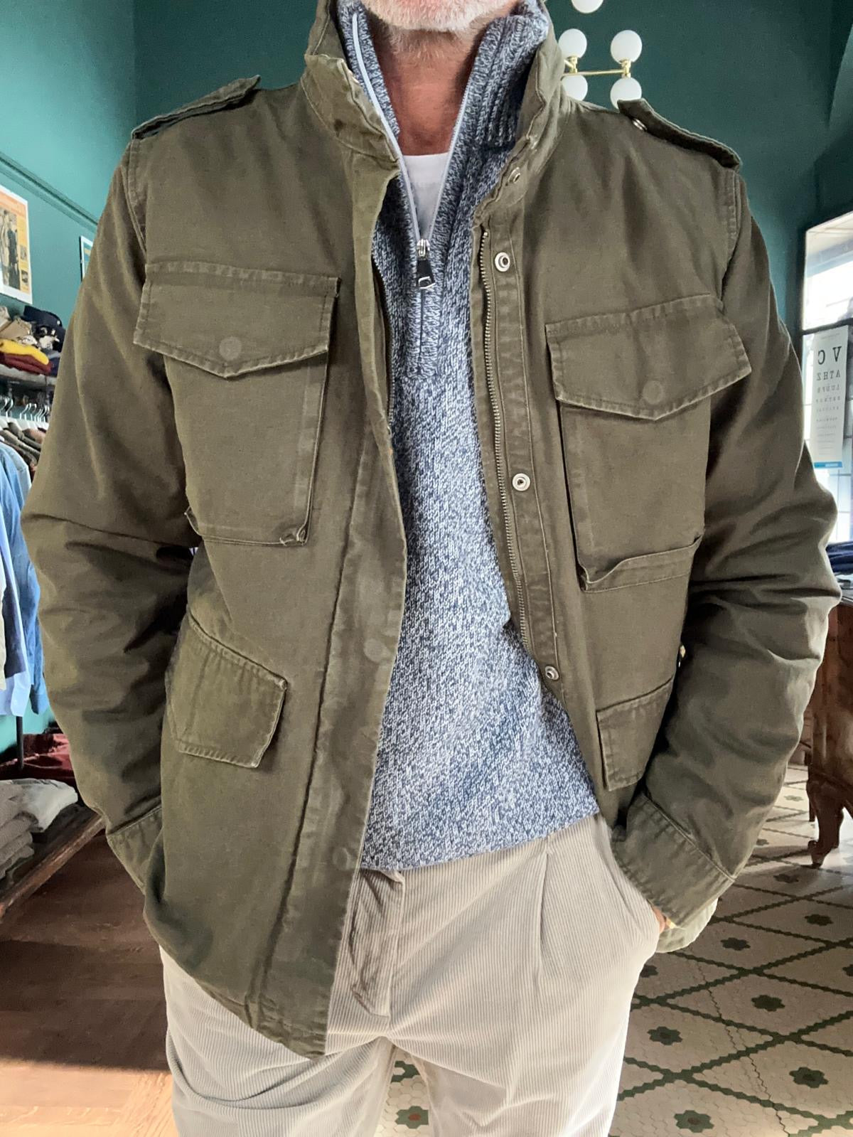 Field jacket con imbottitura  rimovibile