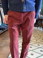 Pantalone Rio velluto coste con pence