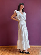 Canottiera in sangallo