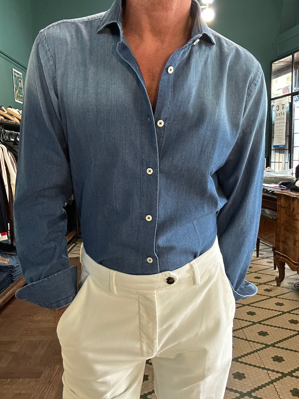 Camicia chambray