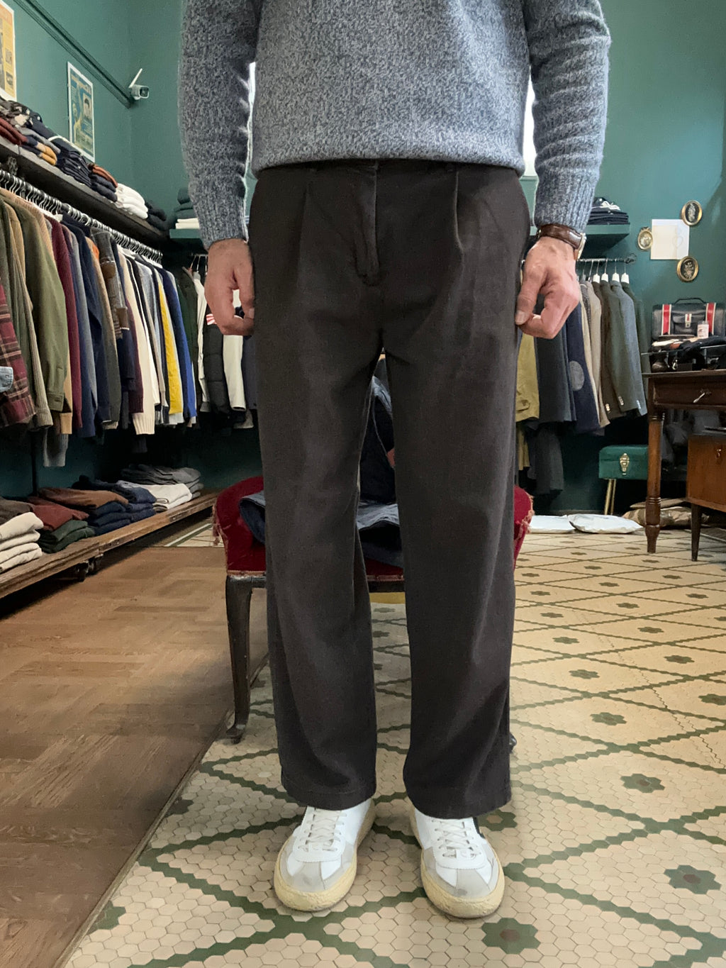 Pantalone chino pence stile Japan