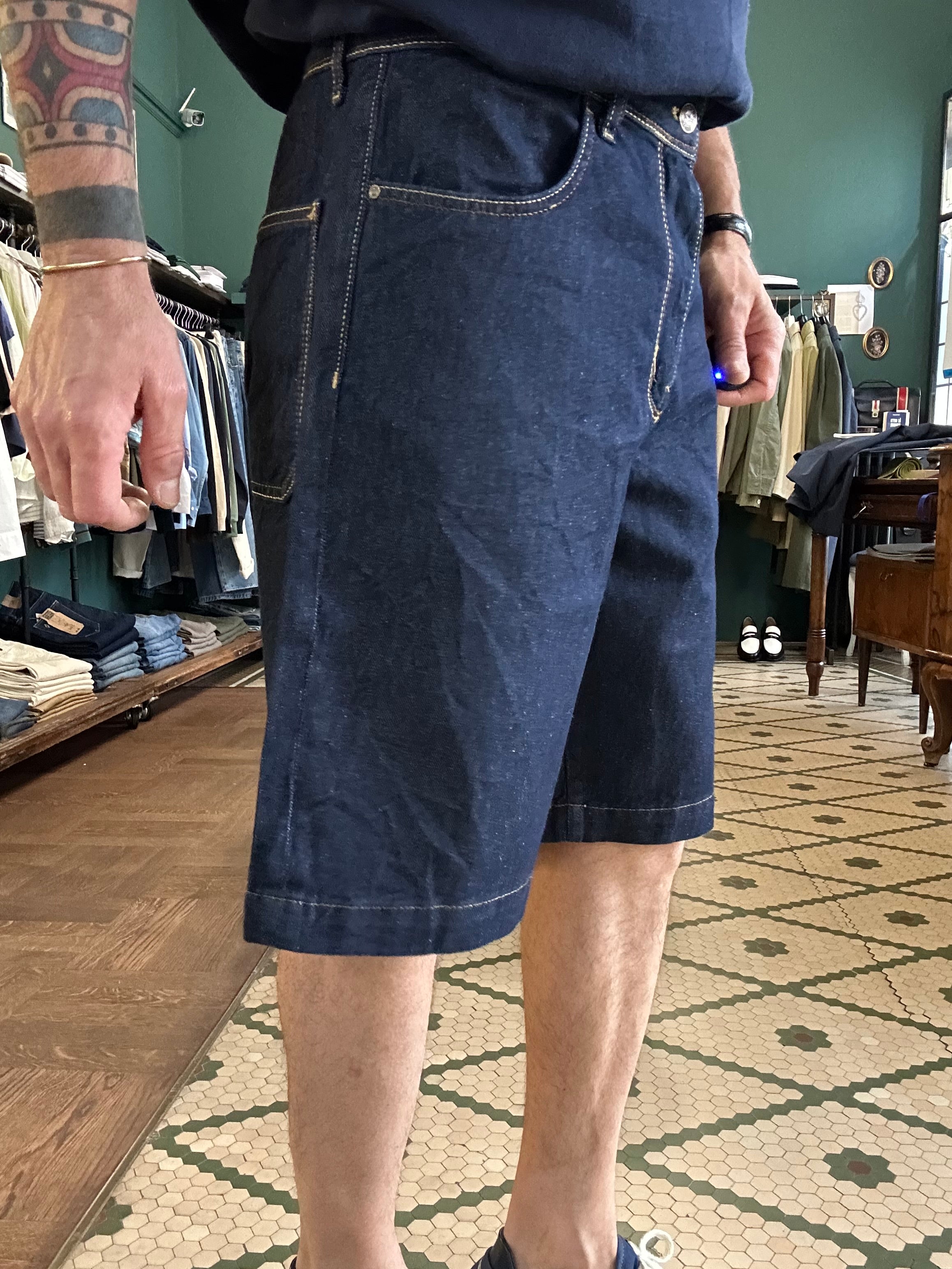 Bermuda galapagos in denim oversize