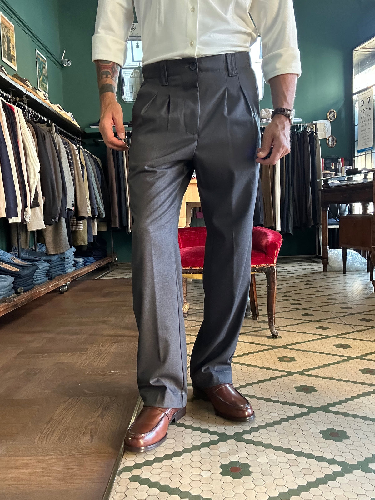 Pantalone Barra loose fit