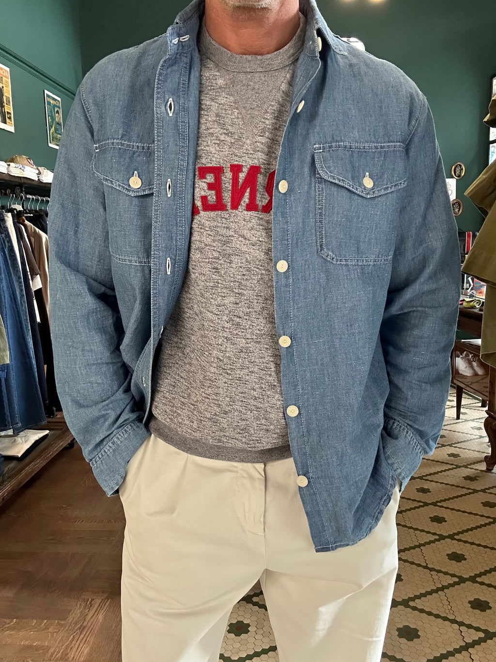 Camicia Chesapeak’s chambray