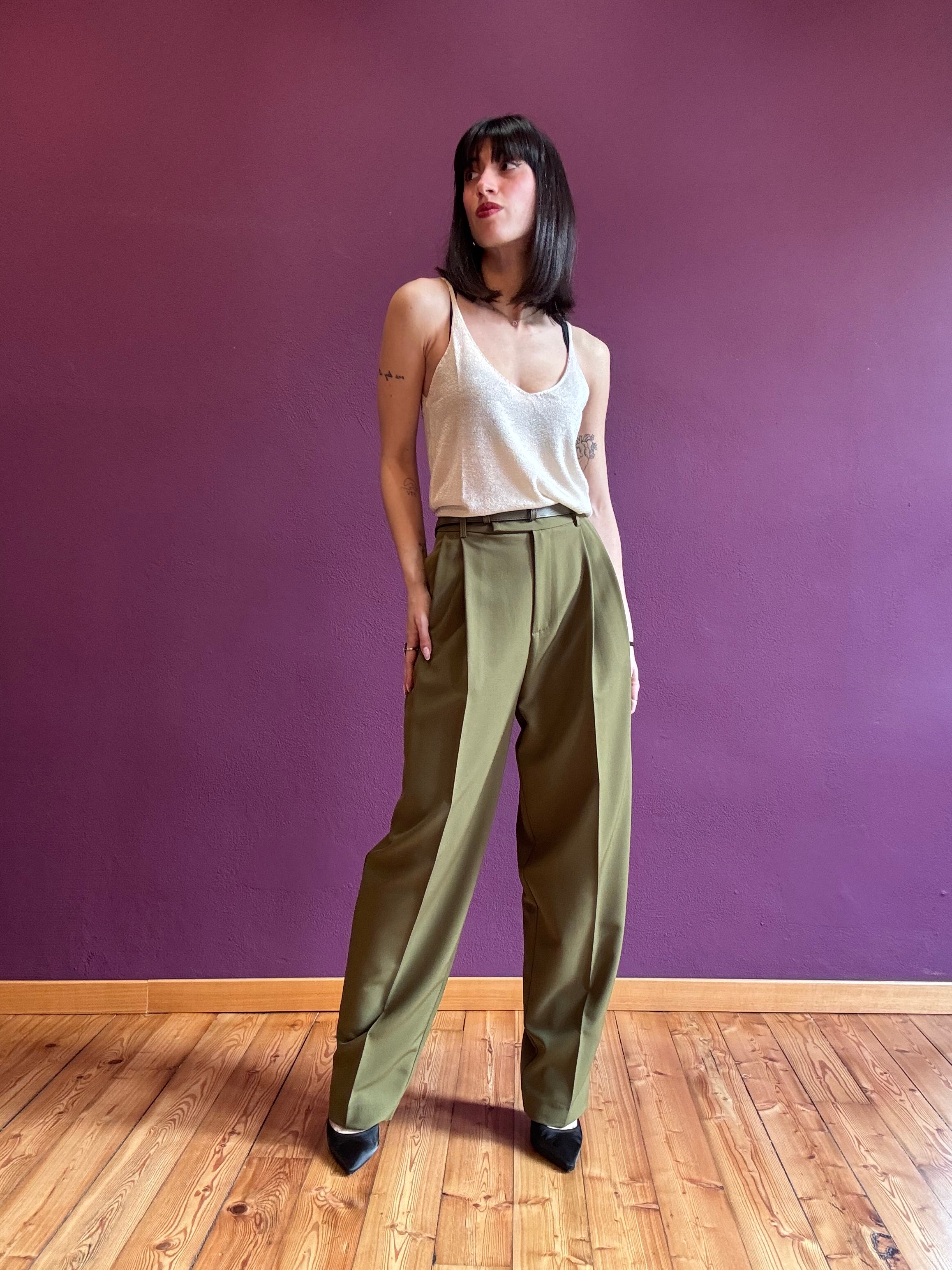 Oberteil mit goldenem Lurex-Effekt