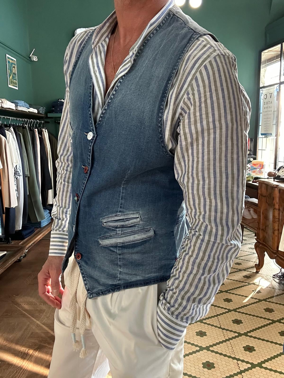 Gilet garry’s earth in denim