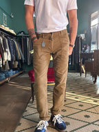 Pantalone fatigue moleskine degrasse
