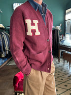 Ivy varsity cardigan in lana Chesapeack’s