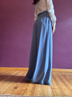 Palazzo trousers with pleats