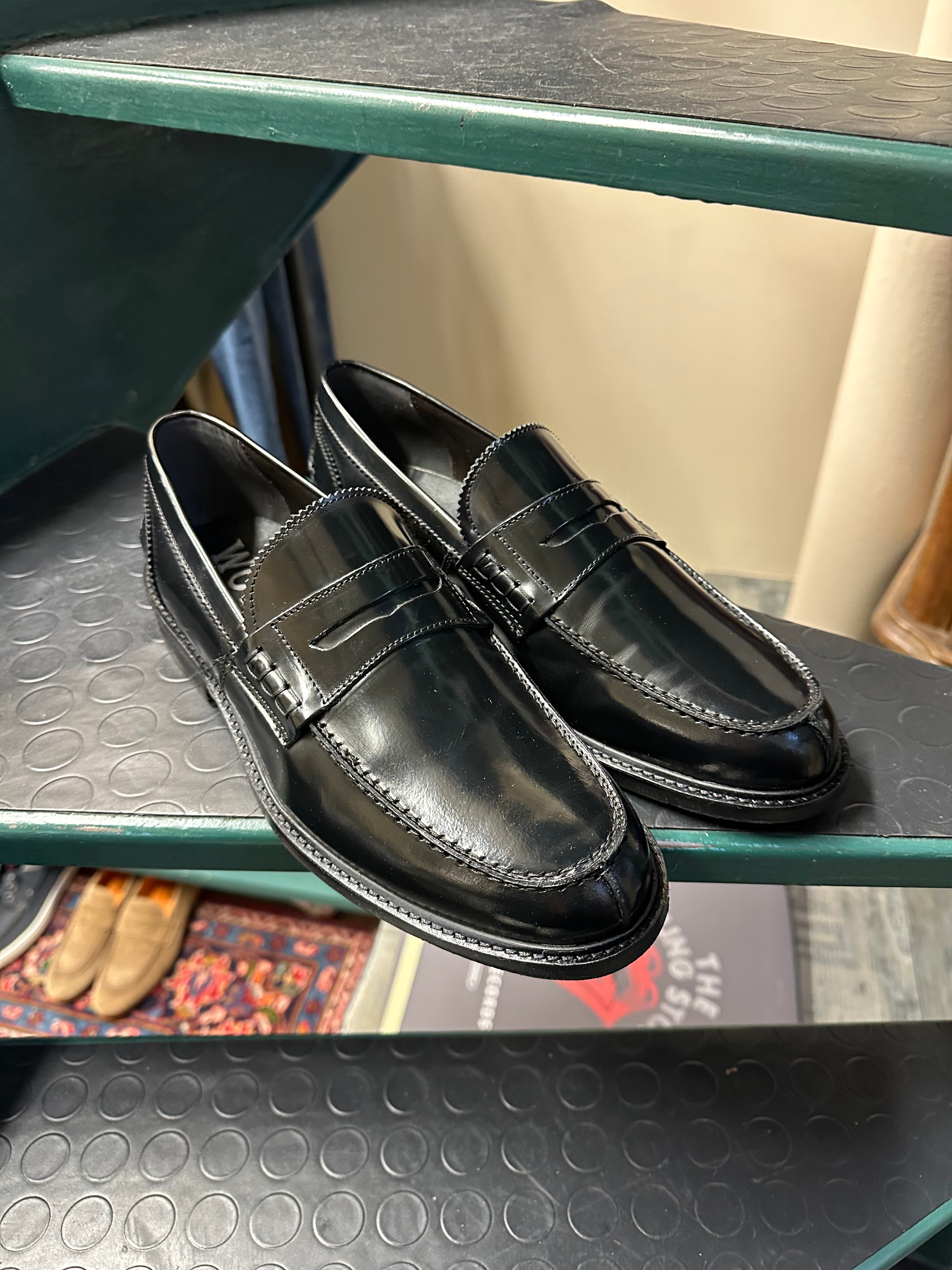 Mocassino abrasivato nero