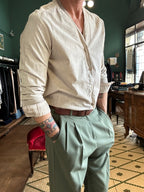 Camicia koon sciallata in mussola di cotone