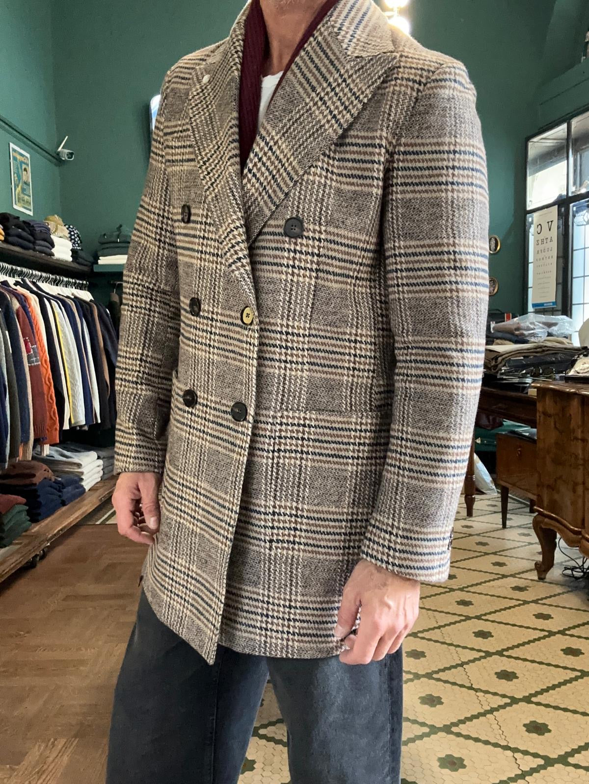 Cappotto doppiopetto principe di Galles