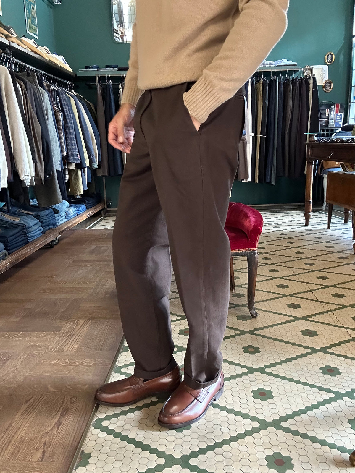 Pantalone Meleda chino loose fit