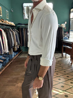 Camicia Adam in jersey no stiro