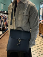 Borsa cartella in cuoio Fiorentino artigianale