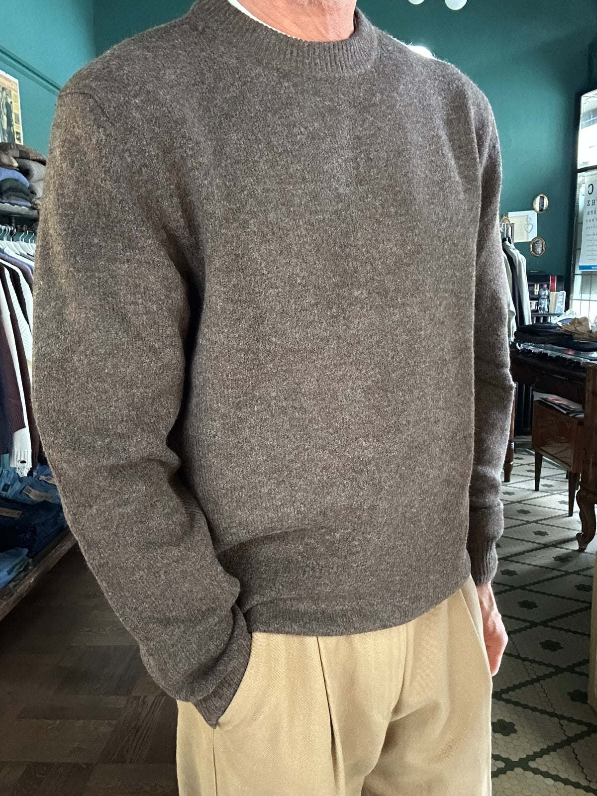 Maglione girocollo over