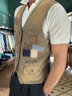 Garry's Earth waistcoat with patch
