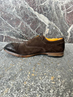 francesina senza stringhe testa di moro in suede