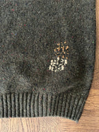 Maglione girocollo Koon bottonato misto lama