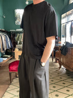 T-shirt oversize cropped fit