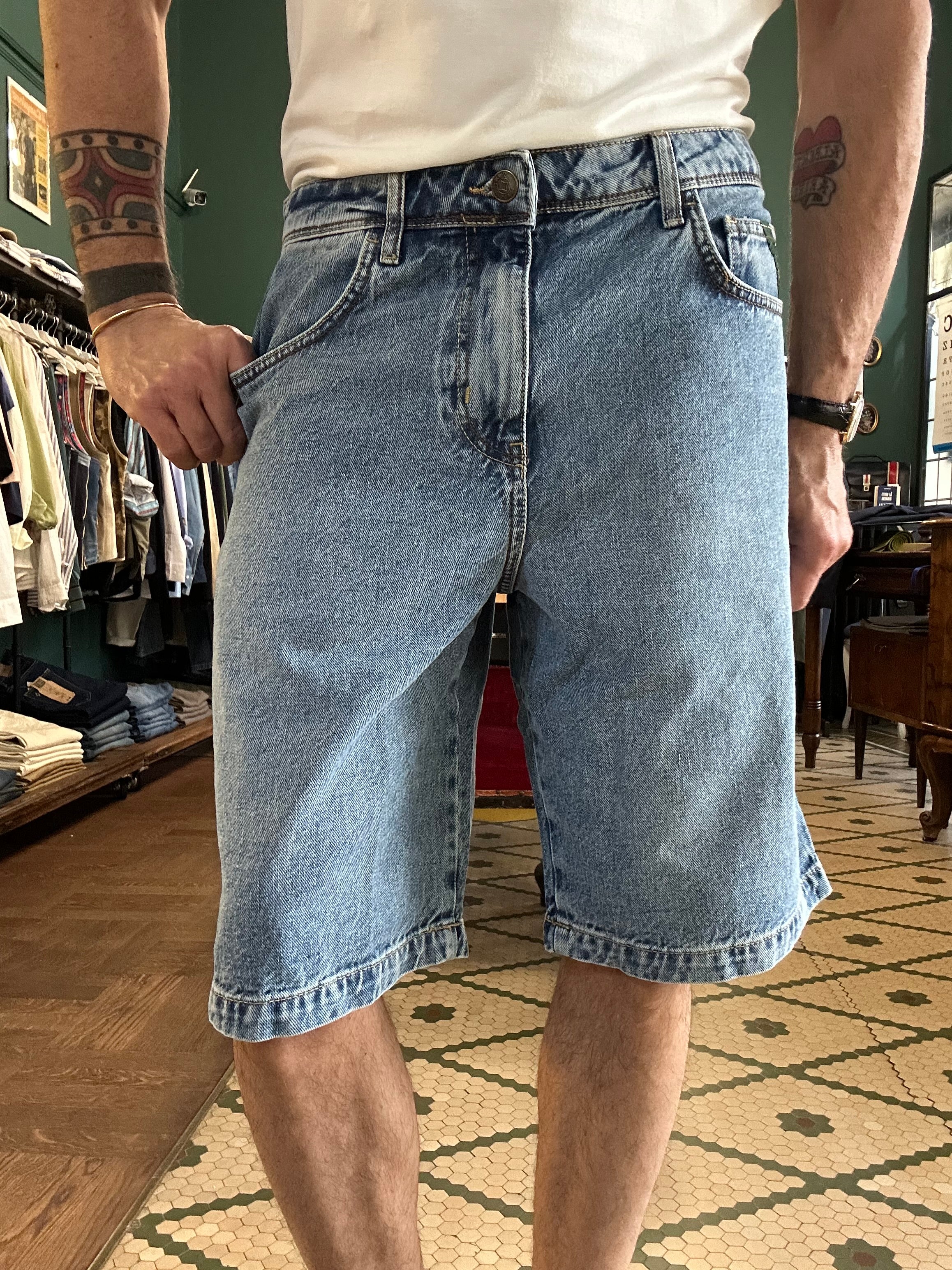 Bermuda galapagos in denim oversize
