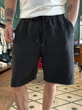 Bermuda oversize in lino Made in Italy