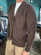 Cardigan costa inglese 80% lana