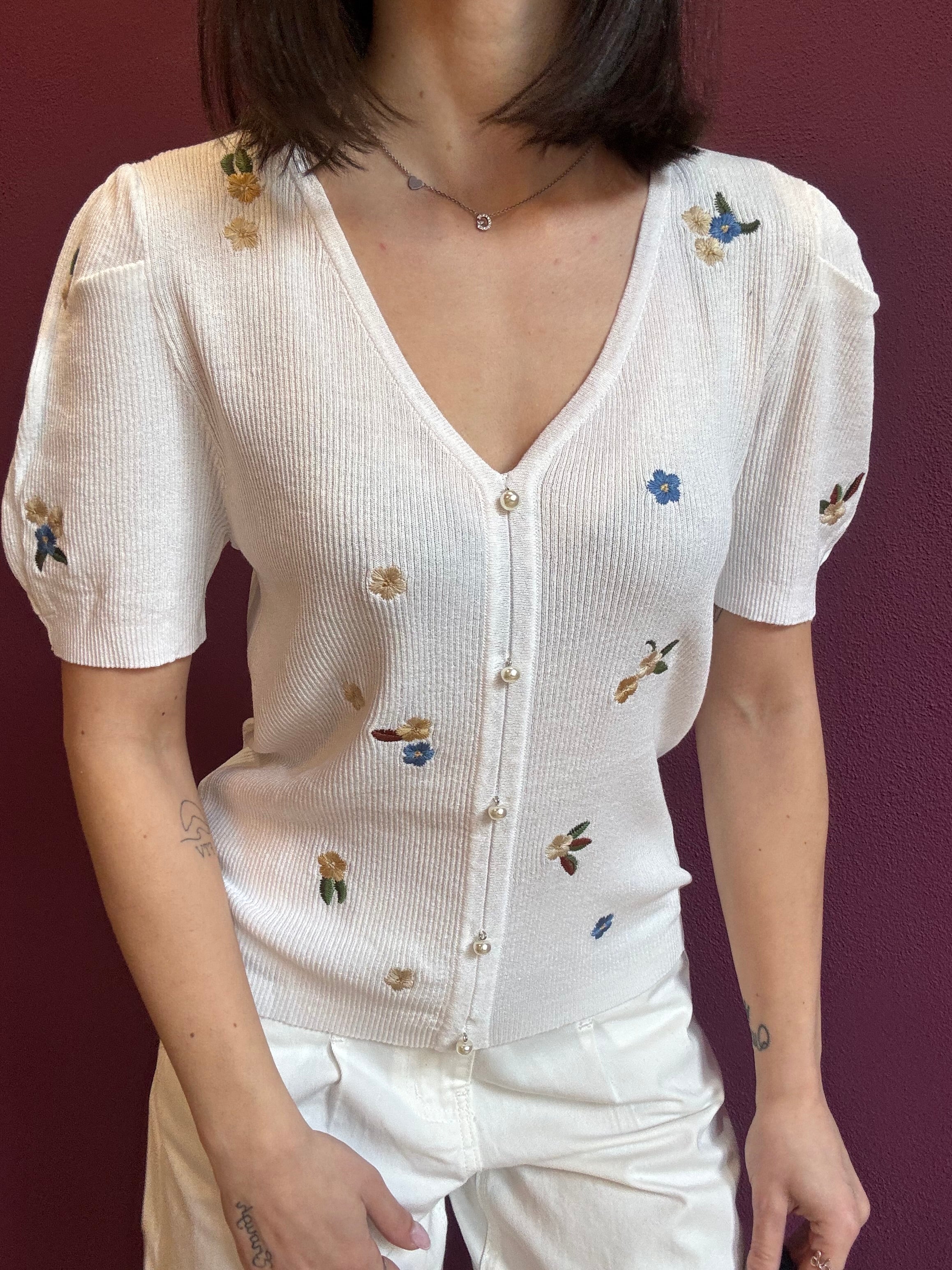Embroidered Luisa sweater
