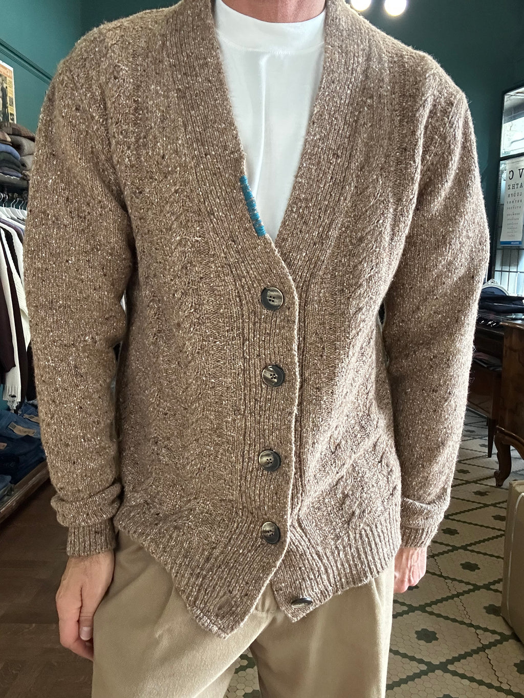 Cardigan bottonato Koon misto lana