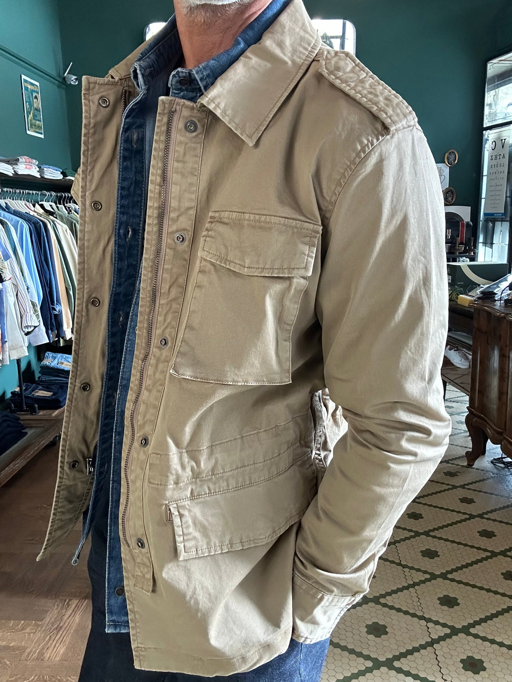 Cotton field jacket
