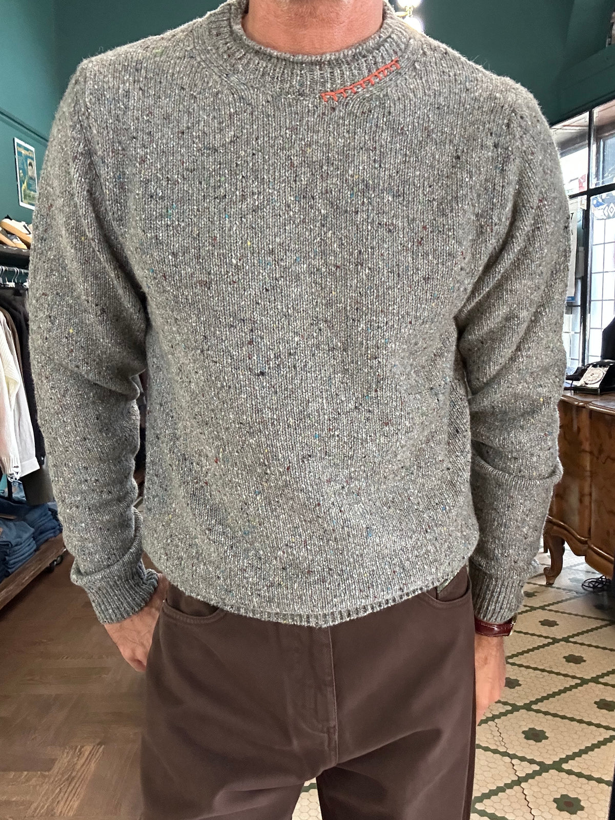 Maglione Koon misto lana puntinato