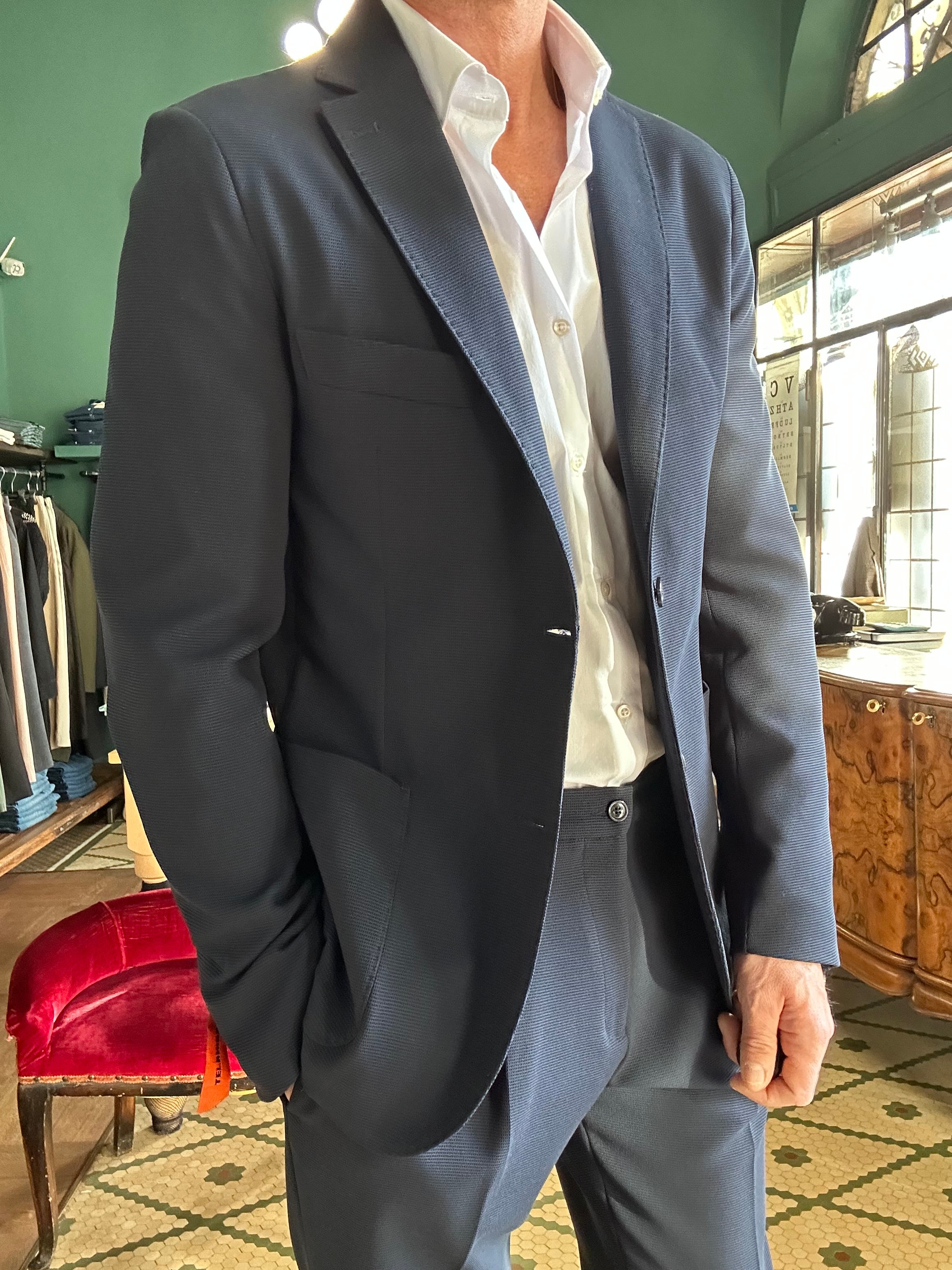 Giacca tessuto operato