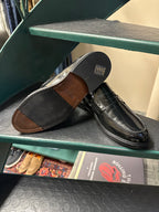 Mocassino abrasivato nero