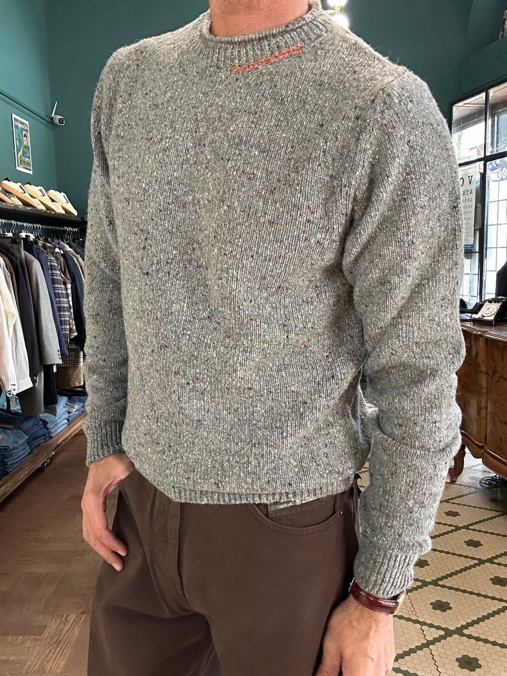 Maglione Koon misto lana puntinato