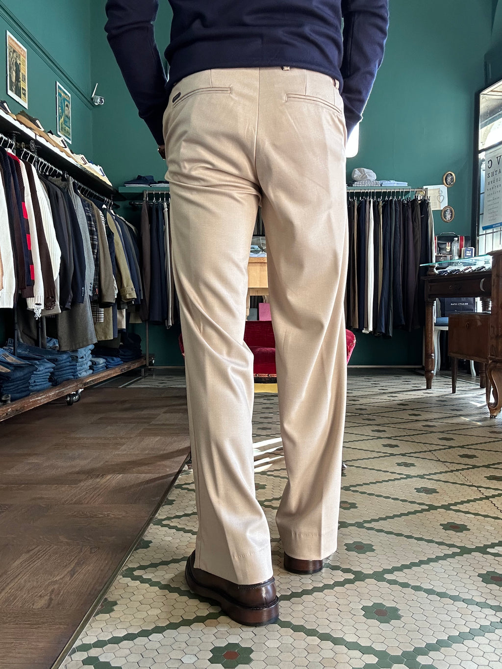 Pantalone Genny con pence regular fit