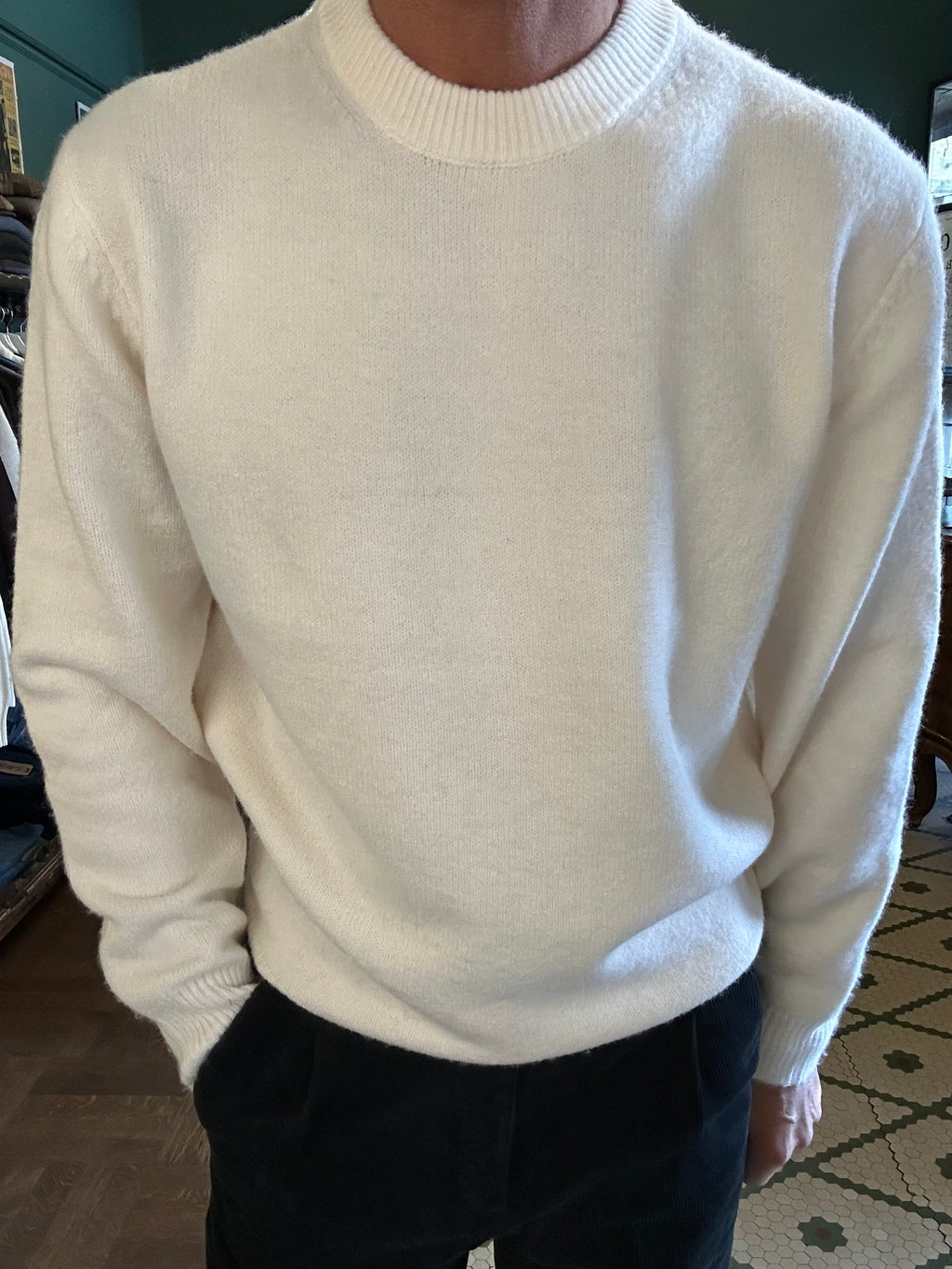 Maglione girocollo over