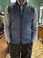 Smanicato reversibile blu