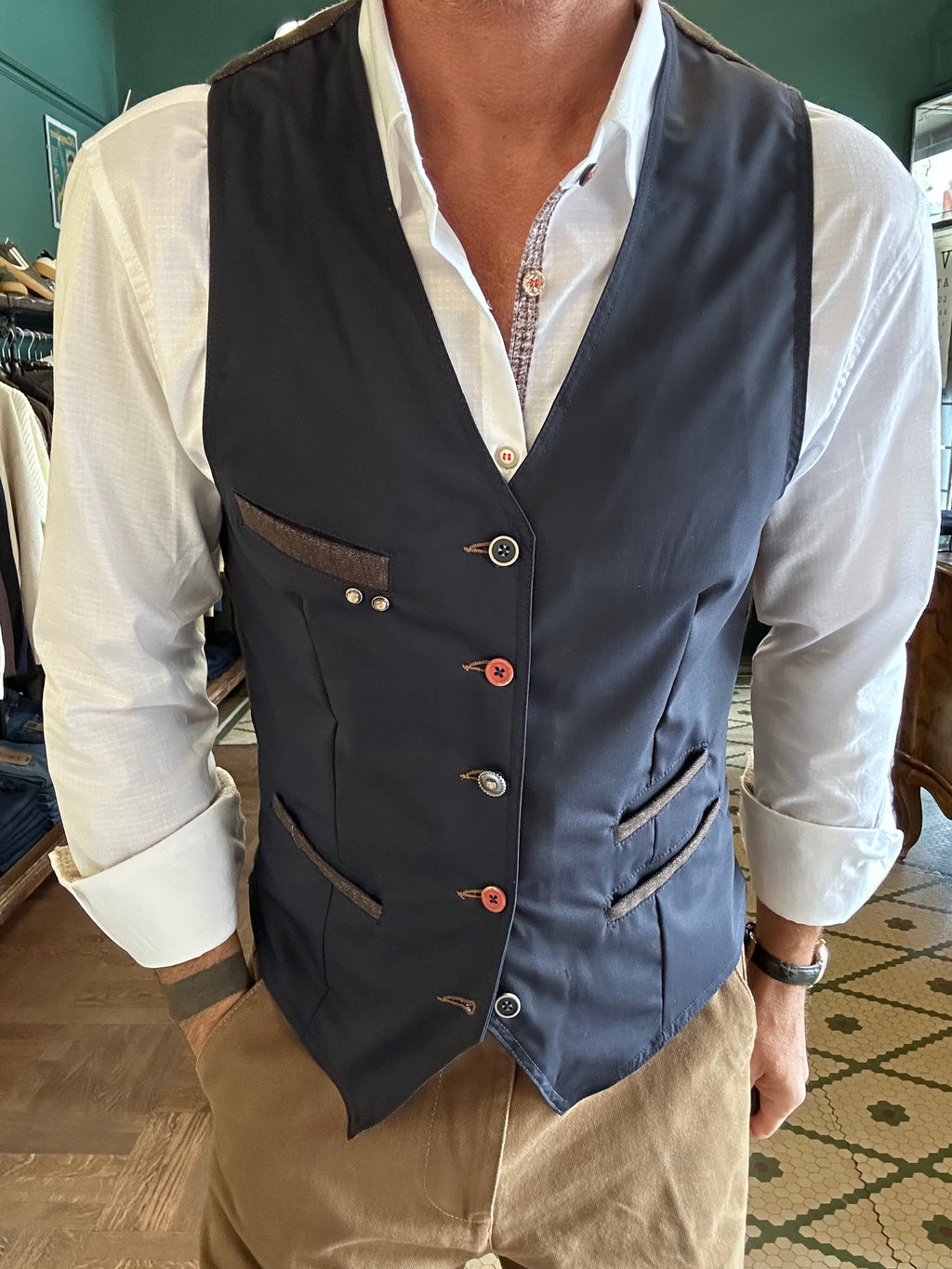 Gilet Garry’s Eart fresco lana