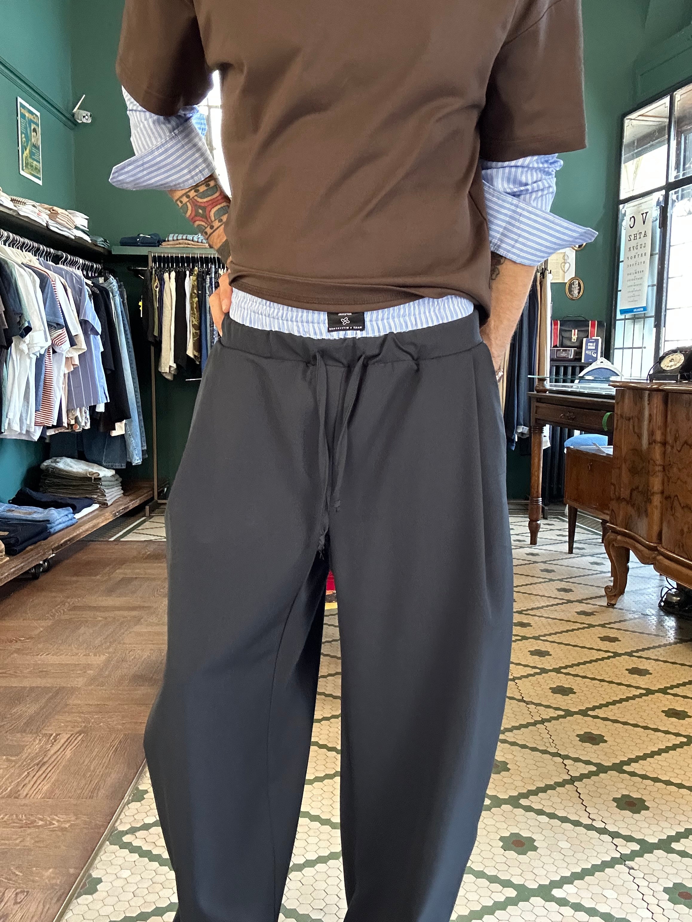 Pantalone Japan con dettaglio boxer