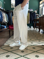 Pleated trousers made in Italy