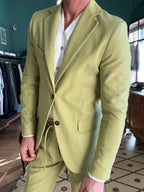 Single-breasted herringbone jacket