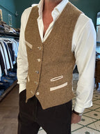 Gilet Garry’s Earth 100%lana herrynbone