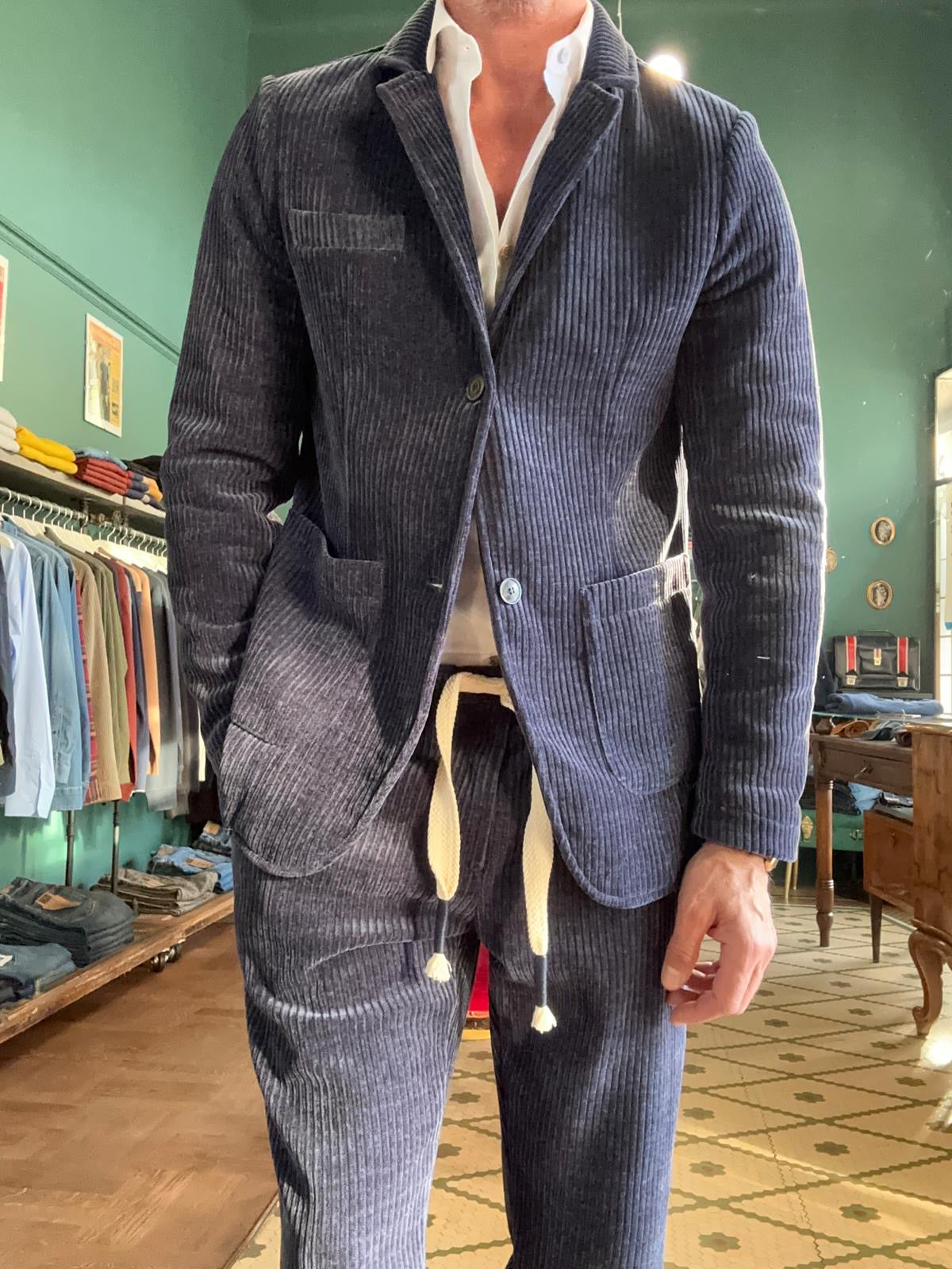 Giacca koon in velluto a coste